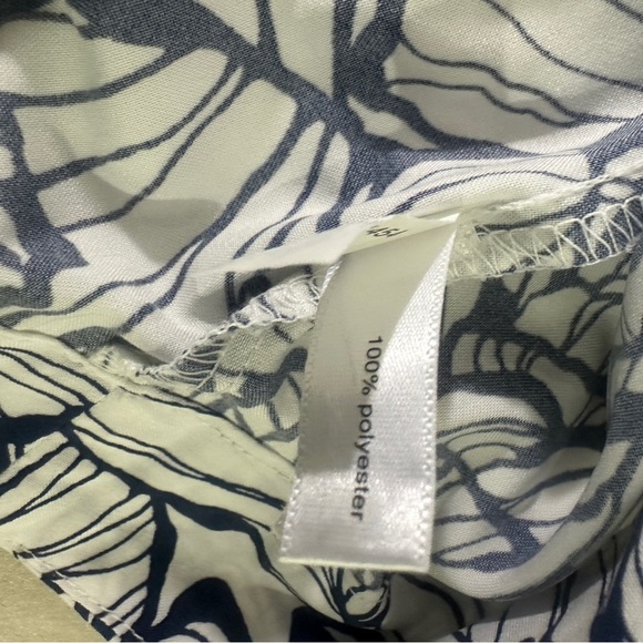 The Limited Floral Camisole Top High Low Blue White Large - Picture 9 of 9